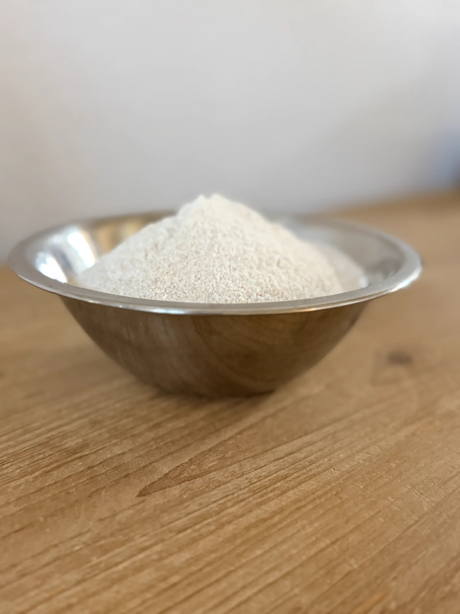 A bowl of freshly milled flour